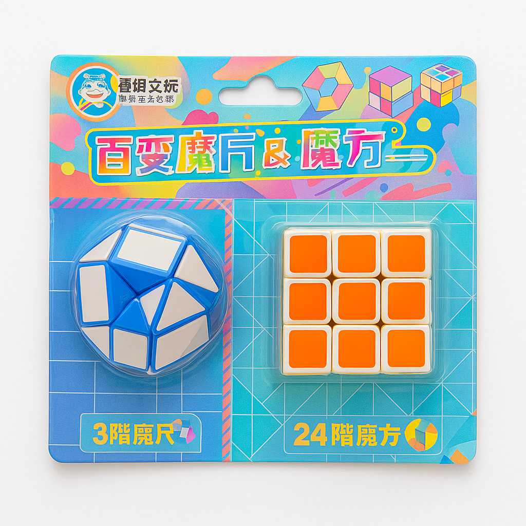 Set of 2 Rubik Square & Circle